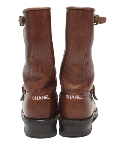 シャネル エンジニアブーツ ショートブーツ レディース SIZE 36 1/2 (M) CHANEL