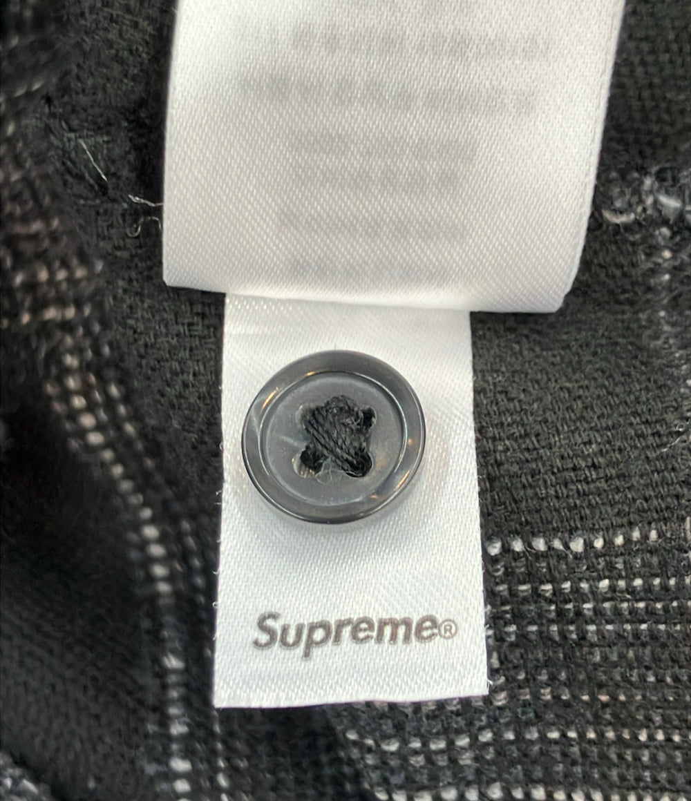 Supreme 長袖シャツ Woven Plaid Shirt メンズ SIZE L シュプリーム