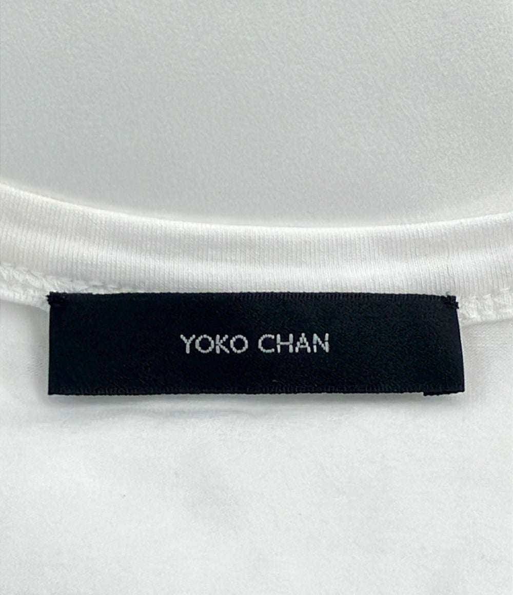 YOKO CHAN ハーフスリーブラッフルレイヤーカットソー YCT-222-047 レディース SIZE 38 (S) ヨーコチャン