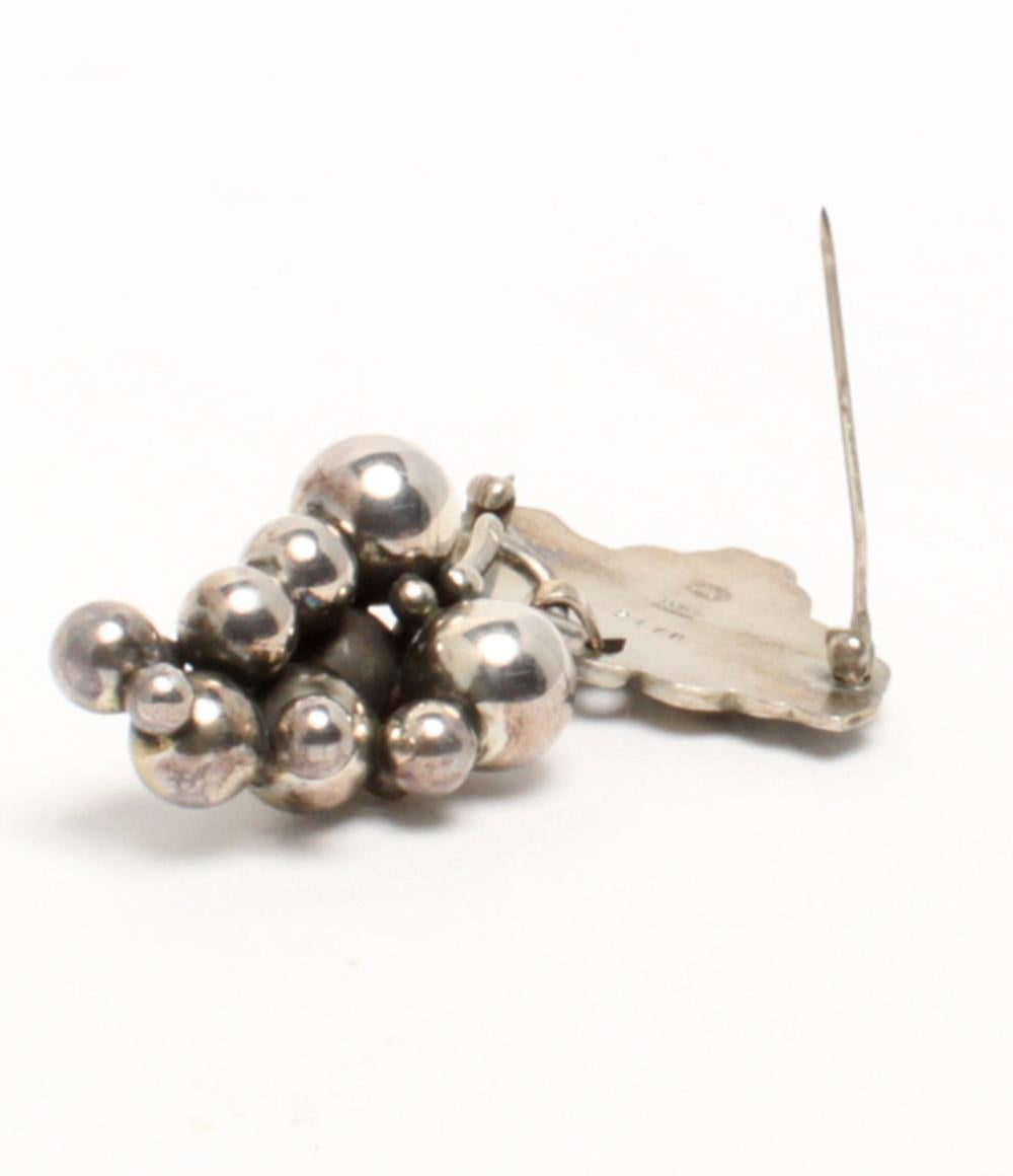 Georg Jensen ブローチ SV925 ムーンライトグレープ レディース ジョージジェンセン