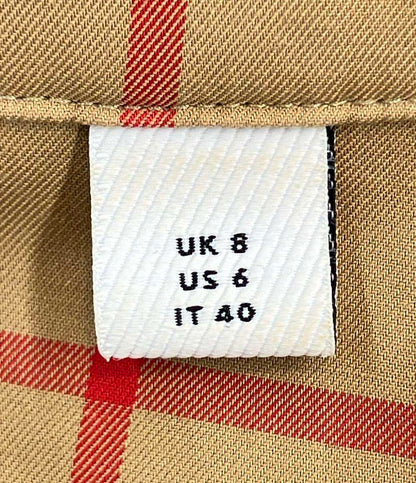 BURBERRY LONDON 長袖 ワンピース チェック レディース SIZE 40 (M) バーバリーロンドン