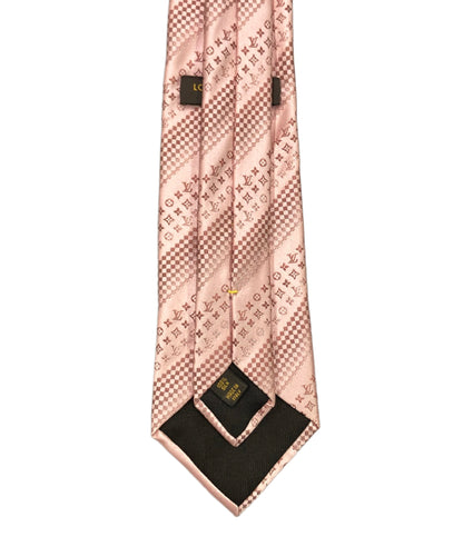 美品 LOUIS VUITTON ネクタイ シルク 100% クラヴァット パーティー モノグラム M72639 メンズ ルイ・ヴィトン