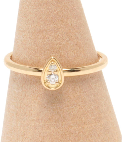 美品 リング 指輪 K18 ダイヤ レディース SIZE 5号