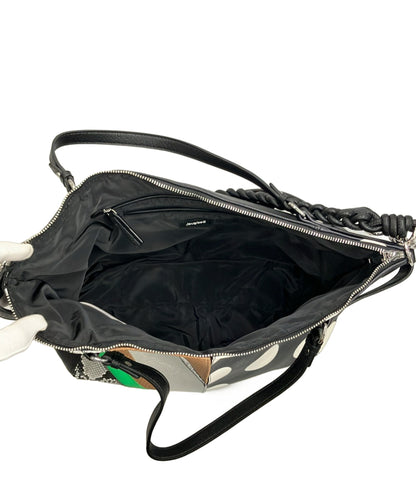 美品 Desigual ハンドバッグ ショルダーバッグ 3WAY 肩掛け 斜め掛け レディース デジグアル