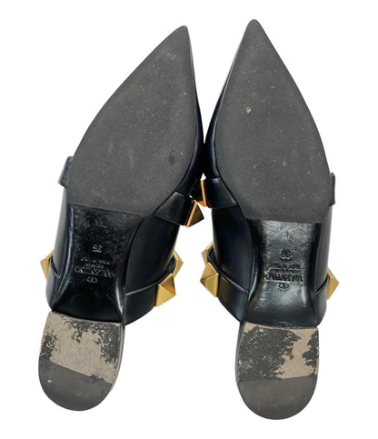 ヴァレンティノ・ガラヴァーニ フラットミュール スタッズ レディース SIZE 36 (M) Valentino Garavani