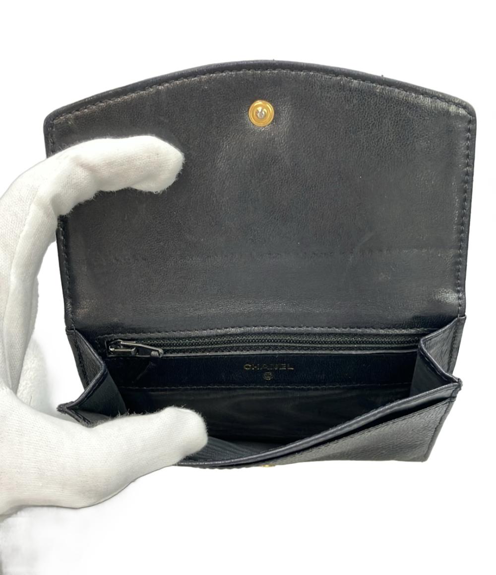 CHANEL 財布 ゴールド金具 キャビアスキン レディース シャネル