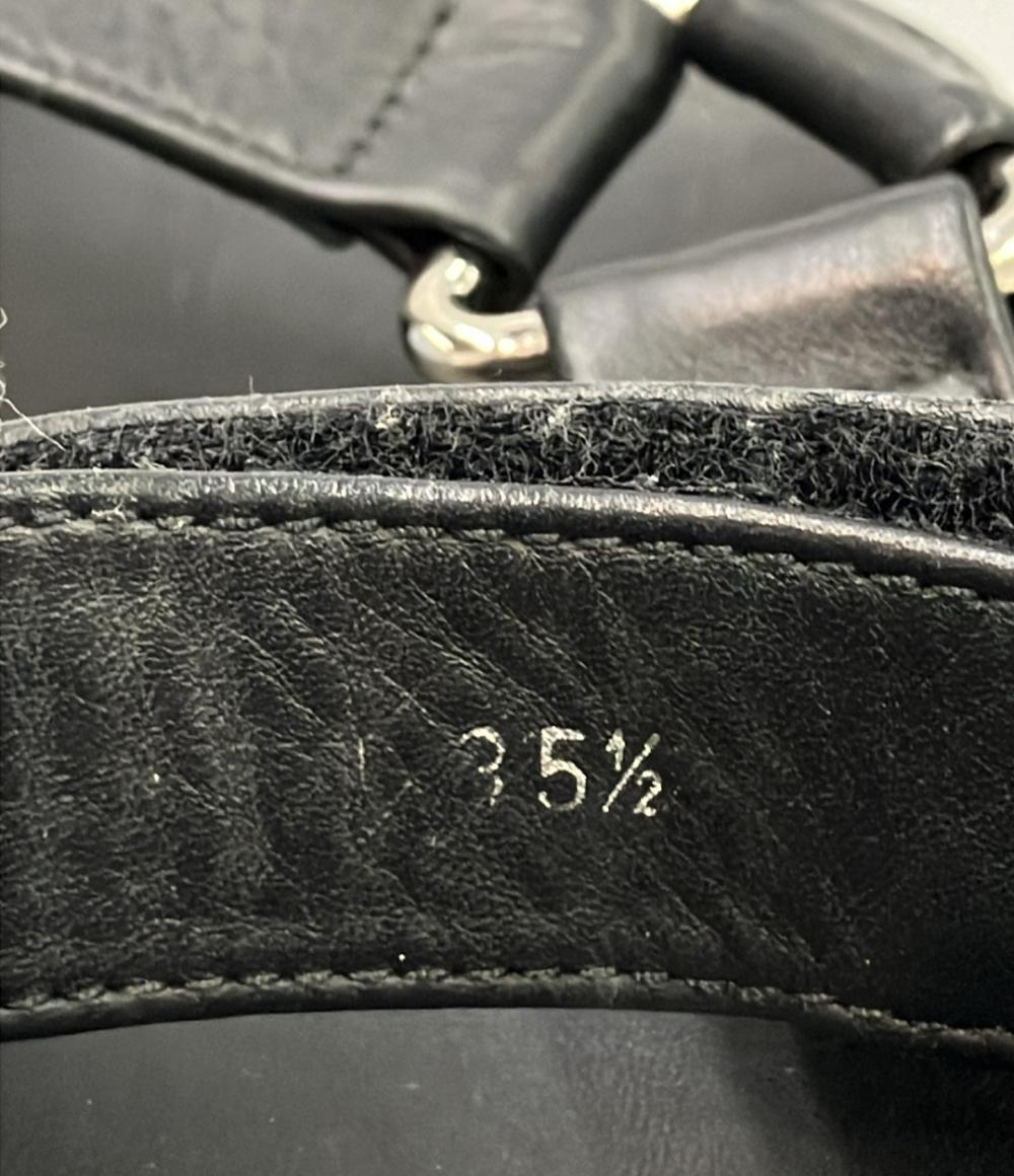 PRADA アンクルストラップサンダル 厚底 1X657L レディース SIZE 35.5