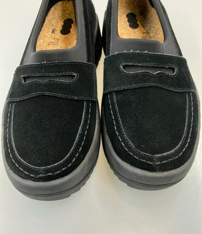 pg スリッポン 厚底 DISH BLACK メンズ SIZE 43 ピージー