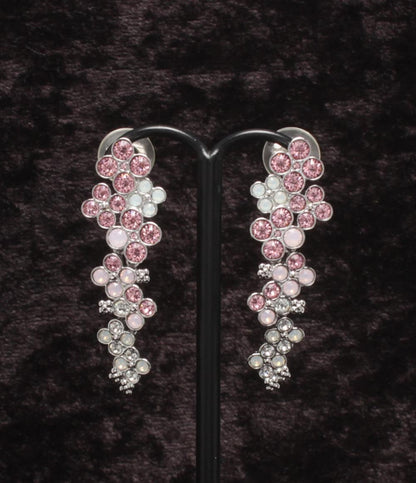 美品 SWAROVSKI チョーカー ネックレス イヤリング 2点セット レディース スワロフスキー