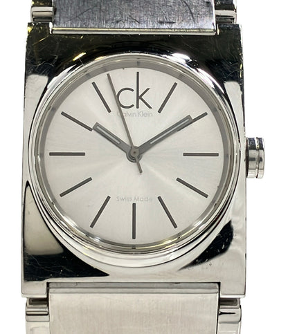 Calvin klein 腕時計 クオーツ シルバー K51221 メンズ カルバンクライン