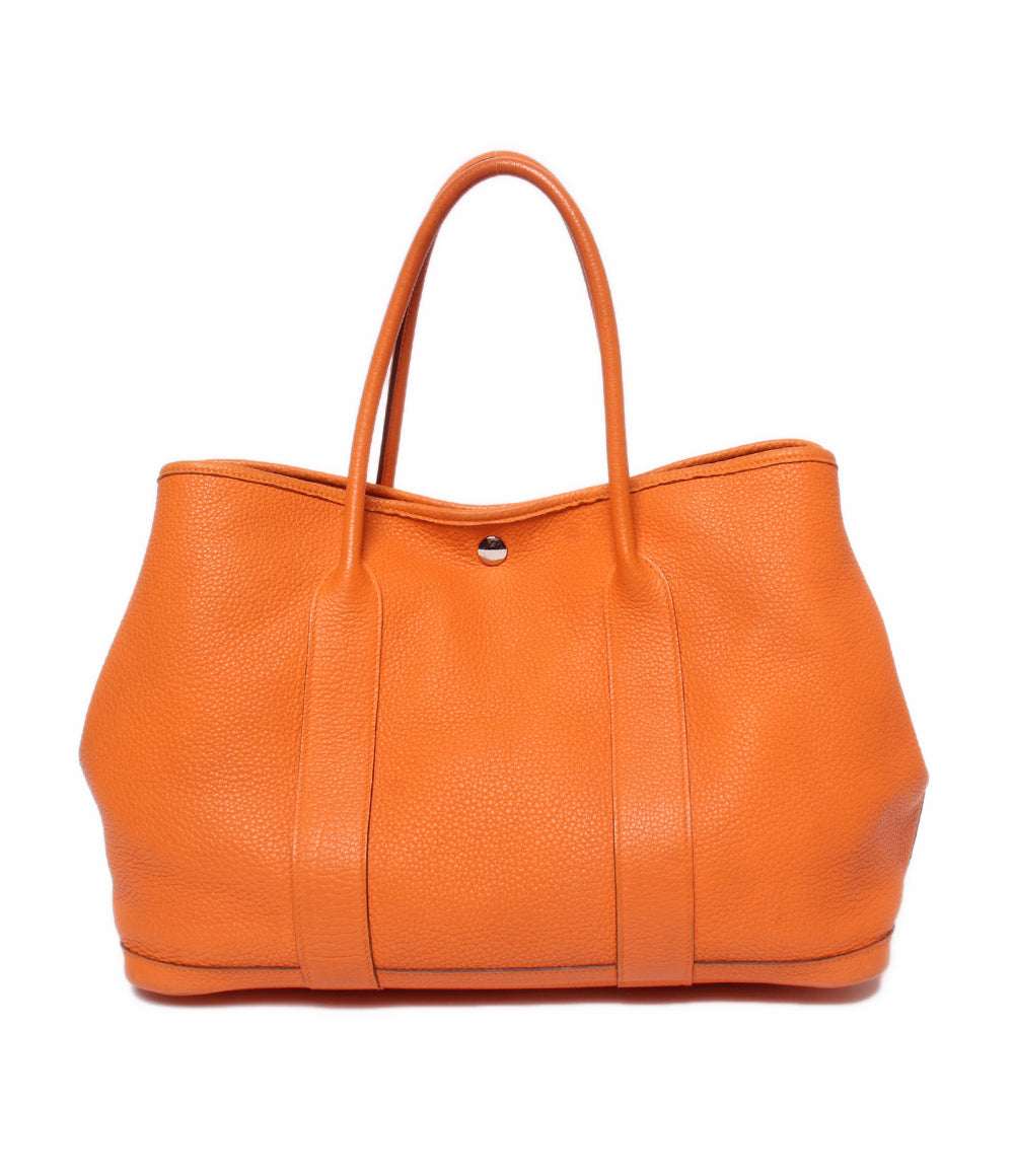 HERMES トートバッグ シルバー金具 ▢P刻印 ガーデンパーティー MM レディース エルメス