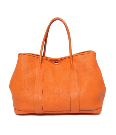 HERMES トートバッグ シルバー金具 ▢P刻印 ガーデンパーティー MM レディース エルメス