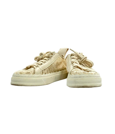 Chloe ローカットスニーカー Lauren レース レディース SIZE 36 (M) クロエ