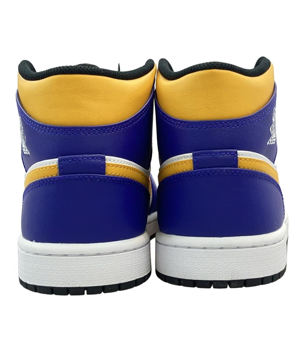 美品 ナイキ ミドルカットスニーカー AIR JORDAN 1 MID DQ8426-517 メンズ SIZE 26.5 (M) NIKE