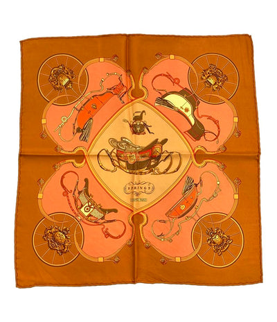 エルメス スカーフ プチカレ シルク 100% SPRINGS レディース HERMES