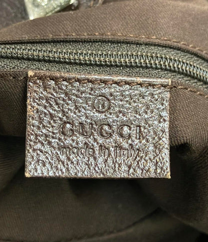 GUCCI ショルダーバッグ 肩掛け レザー キャンバス 121023 204991 レディース グッチ