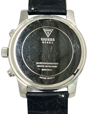 ゲス 腕時計 クオーツ ブラック W0076G1 メンズ Guess