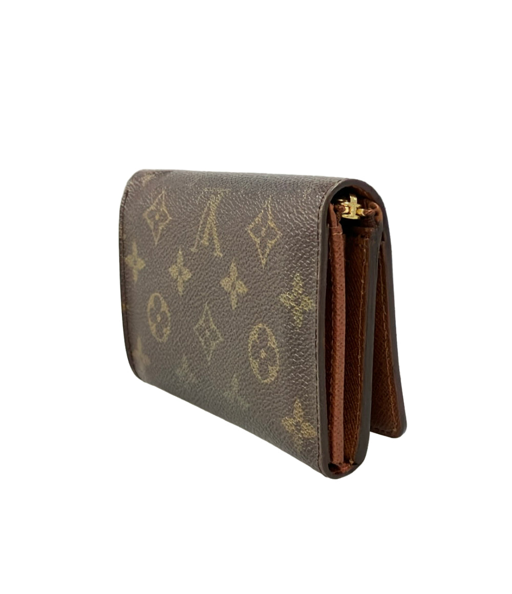 LOUIS VUITTON 二つ折り財布 ポルトモネ ジップ モノグラム M61735 レディース メンズ ルイ・ヴィトン