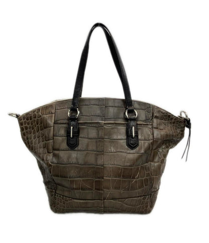 コーチ 2wayトートバッグ ショルダーバッグ 斜め掛け クロコ型押し 17851 レディース COACH