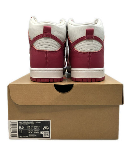 美品 NIKE SB ハイカットスニーカー DUNK HIGH PRO ISO DQ4485-600 メンズ SIZE 27.5 (L) ナイキエスビー