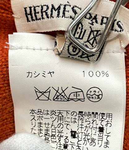 HERMES ニット帽 カシミヤ100% レディース メンズ SIZE ME エルメス