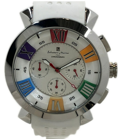 美品 Salvatore Marra 腕時計 クオーツ SM14102 レディース メンズ サルバトーレマーラ