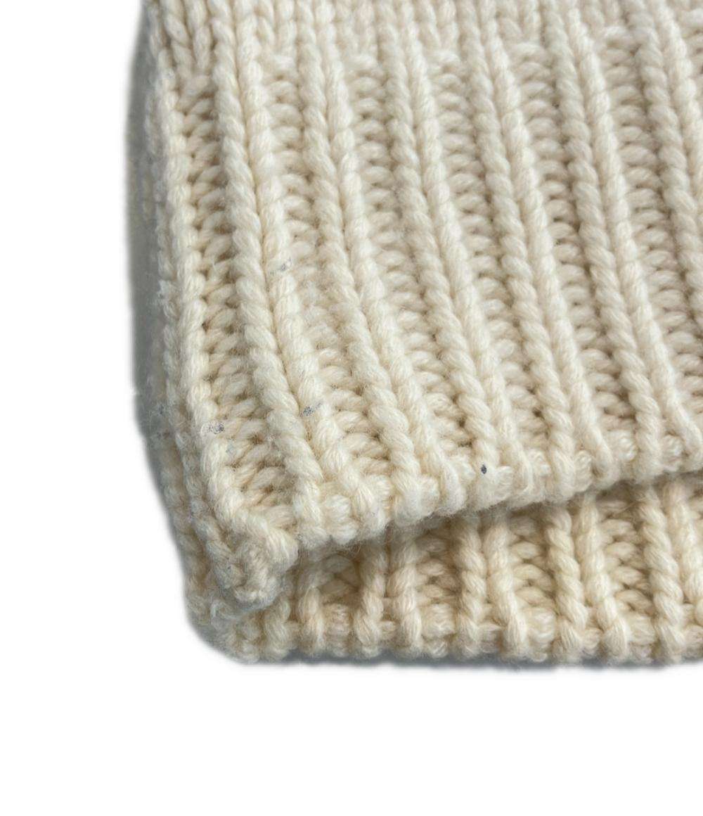 美品 エルメス 半袖ジップアップニット カシミヤ100% ゴルチエ