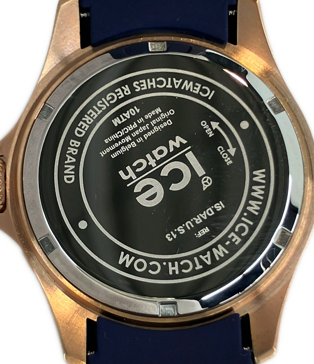 ice watch 腕時計 クオーツ ネイビー系 レディース メンズ アイスウォッチ