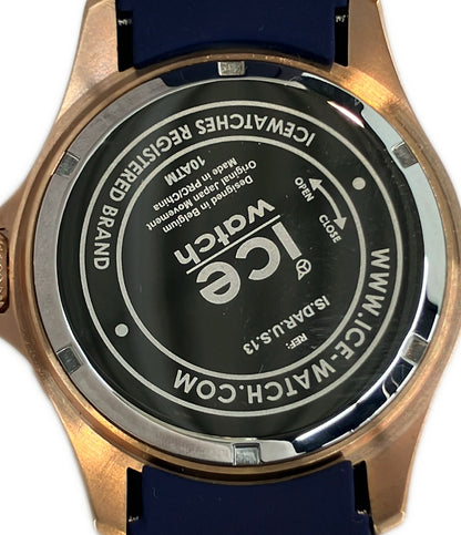 ice watch 腕時計 クオーツ ネイビー系 レディース メンズ アイスウォッチ