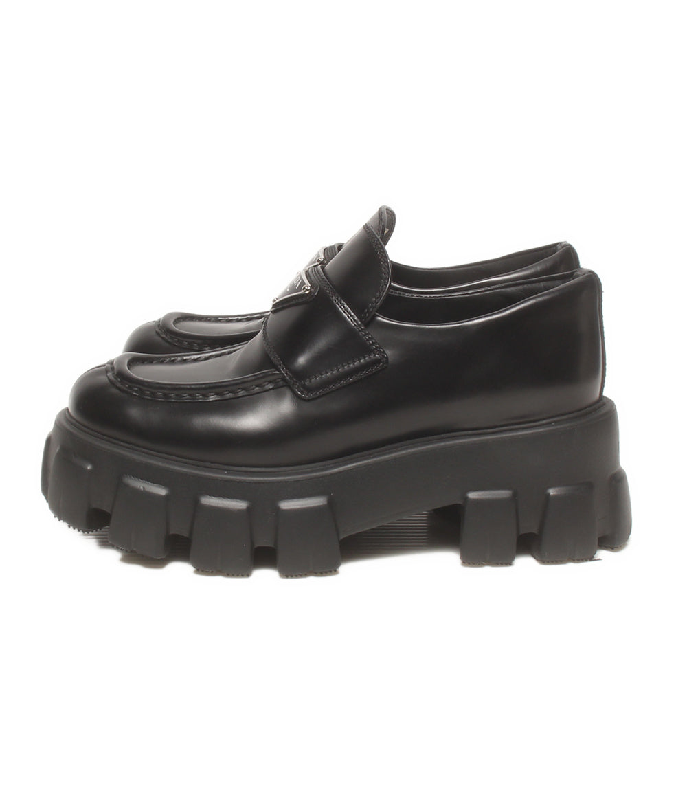 PRADA ローファー モノリス レザー 649 レディース SIZE 35 1/2 プラダ