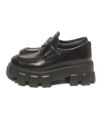 PRADA ローファー モノリス レザー 649 レディース SIZE 35 1/2 プラダ