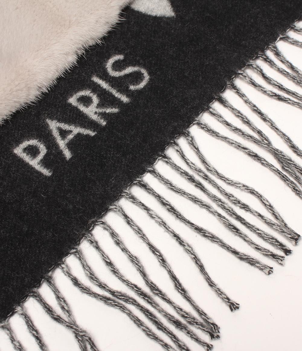 美品 LOUIS VUITTON マフラー カシミヤ100% マフラー･コールド レイキャビック M74353 レディース ルイ・ヴィトン