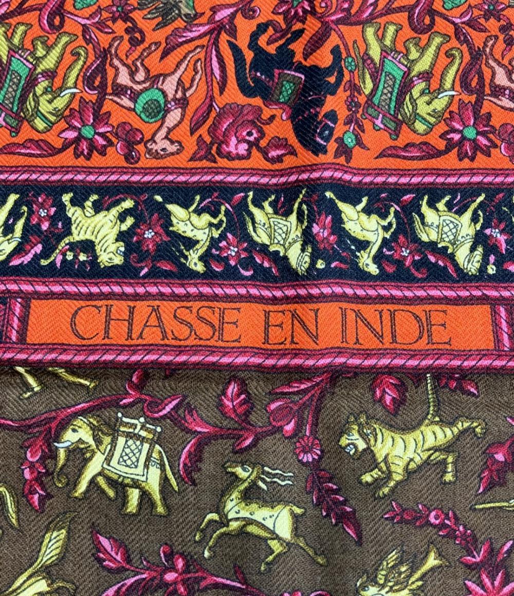 エルメス スカーフ カレ90 インドの狩猟 CHASSE en INDE レディース HERMES