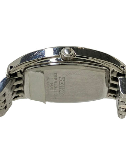 SEIKO 腕時計 エクセリーヌ ソーラー ホワイト V117-0AS0 レディース セイコー