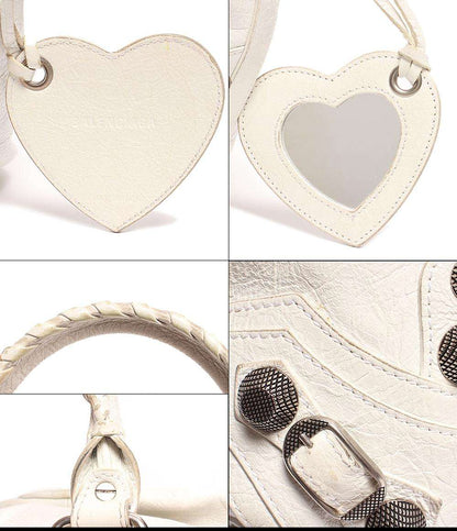 バレンシアガ 2way レザー ショルダーバッグ シルバー金具 ルカゴールXS レディース BALENCIAGA