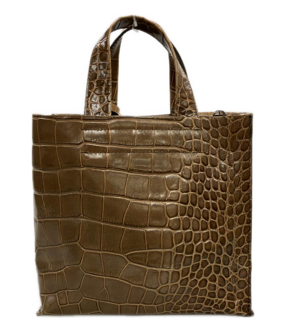 フルラ ハンドバッグ レザー クロコ型押し レディース Furla