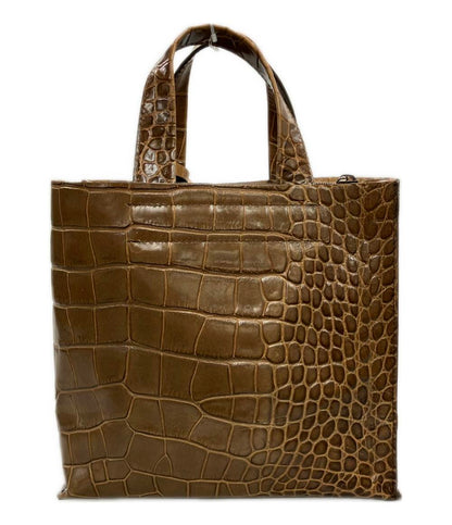 フルラ ハンドバッグ レザー クロコ型押し レディース Furla