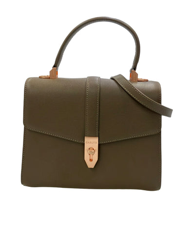美品 CARLYN 2way ハンドバッグ ショルダーバッグ 斜め掛け レディース カーリン