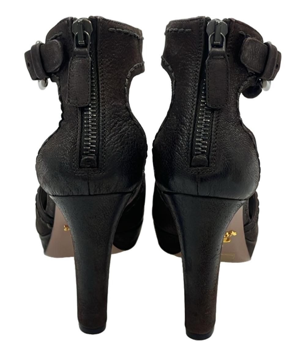 PRADA オープントゥヒールサンダル レディース SIZE 34 22(cm) プラダ