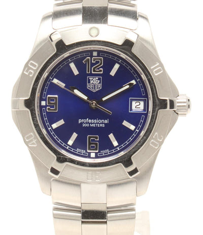 美品 TAG HEUER 腕時計 エクスクルーシブ クオーツ ブルー系 WN1112 メンズ タグホイヤー