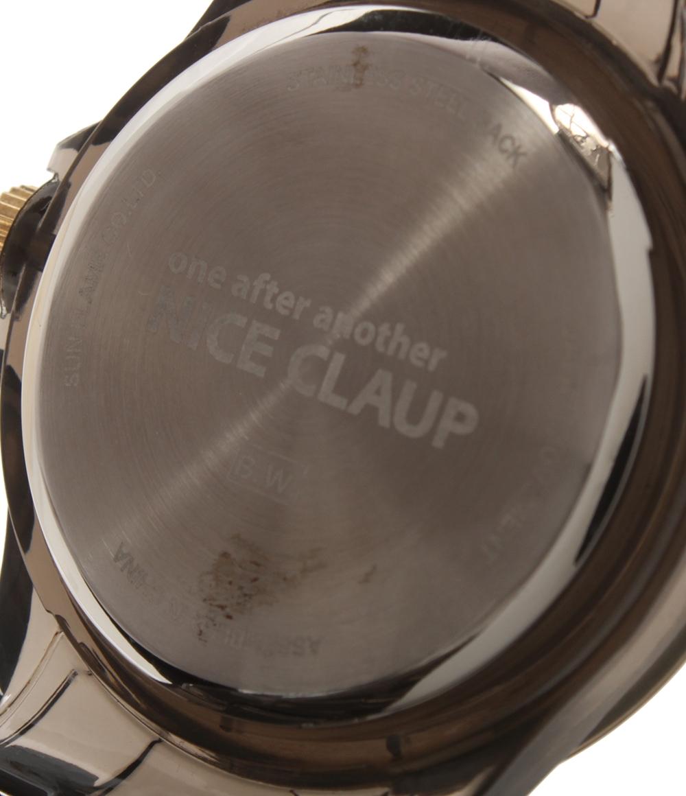 ナイスクラップ 腕時計 ディズニー ミッキーマウス クオーツ レディース NICE CLAUP