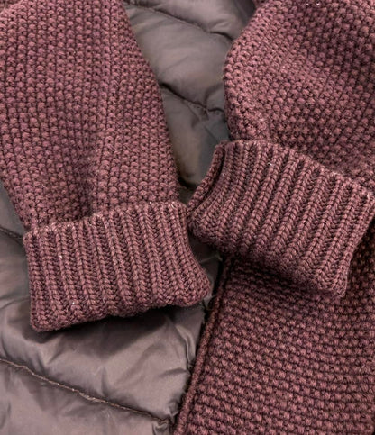 MONCLER ダウンジャケット ニット袖 レディース SIZE S モンクレール