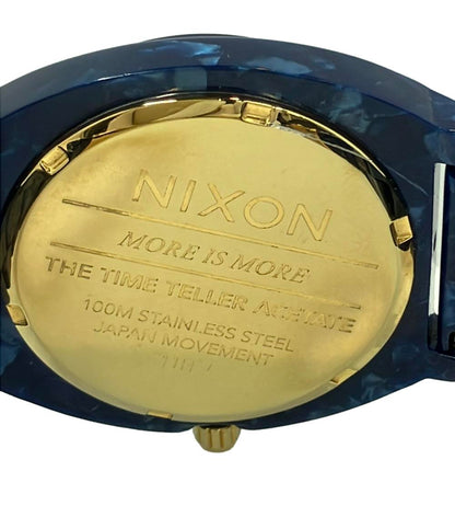 NIXON 腕時計 TIME TELLER ACETATE クオーツ ゴールド A327-1047 メンズ ニクソン