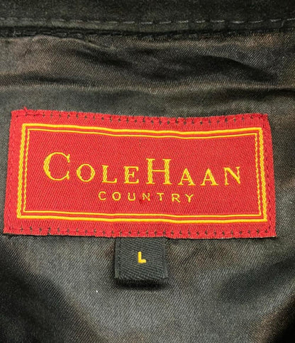 コールハーン 長袖シャツ シェルスエード メンズ SIZE L COLE HAAN