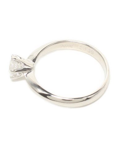 美品 リング 指輪 Pt900 ダイヤ0.306ct レディース SIZE 7号
