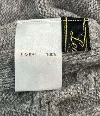 美品 レリアン カシミヤ100% ハイネックニット レディース SIZE 13 (L) Leilian