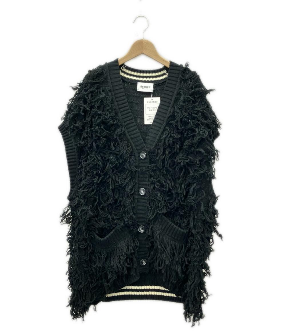 シーソー ループフリンジワイドベスト レディース SIZE F (M) seesew