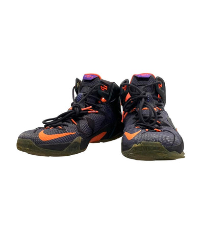 訳あり ナイキ ミドルカットスニーカー LEBRON 12 684593-583 メンズ SIZE 30.0 (XL) NIKE