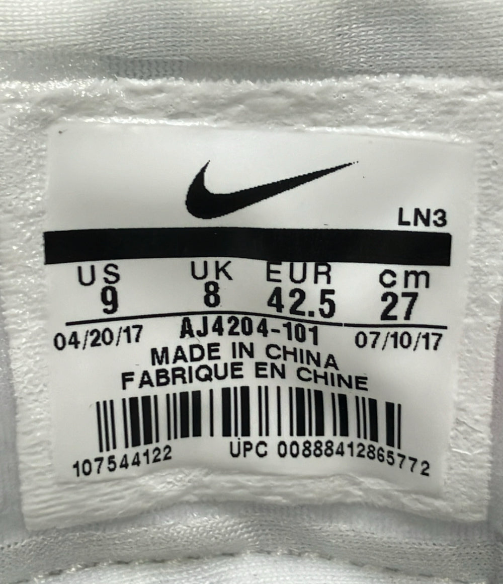 美品 NIKE ミドルカットスニーカー エア ズーム ジェネレーション QS AJ4204-101 メンズ SIZE 27.0 ナイキ