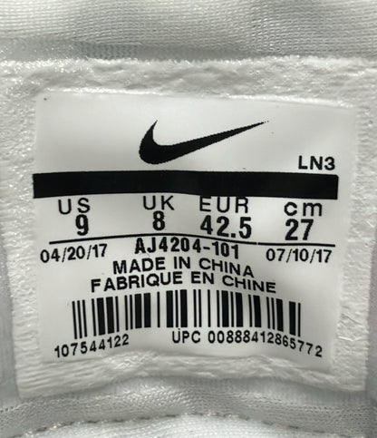 美品 NIKE ミドルカットスニーカー エア ズーム ジェネレーション QS AJ4204-101 メンズ SIZE 27.0 ナイキ